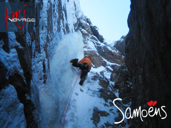 Samoens cascade de glace